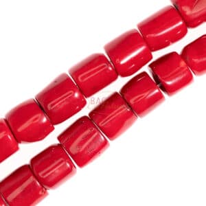 Foam coral glossy size gradient, 1 large strand