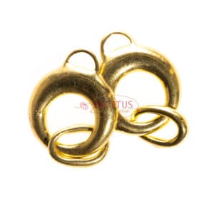 Metallanhänger mit Ring 26 x 11 mm gold
