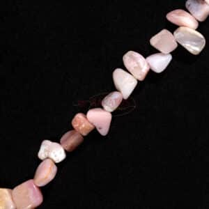 Opal drops pink 6 x 12 mm, 1 strand