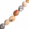 Gemstone selection nugget shiny size selection, 1 strand - Crazy agate, 6x8mm