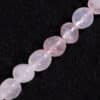 Gemstone selection nugget shiny size selection, 1 strand - Rose quartz, 6x8mm