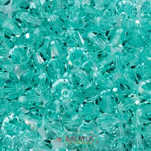 Kristallperlen Bicone PRECIOSA Carribean Sea – 6 mm – 20 Stück