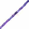 Jasper bamboo stone beads about 4x10mm, 1 strand - Violet