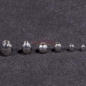 Olive bead stainless steel 6x7mm