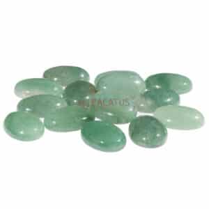 Aventurine oval cabochon 18 and 25 mm, 1 piece