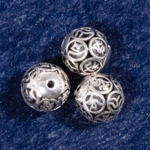 Silberperle 925 Silber “Symbol” Ø 10mm 1x