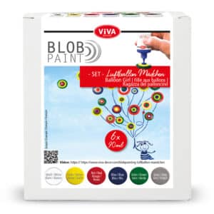 Blob Paint 6-teiliges Farb-Set “Luftballon Mädchen” 6x 90 ml