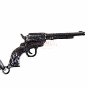 Edelstahlanhänger “Revolver” 50x14mm, 1 Stück