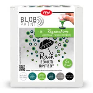 Blob Paint 6-teiliges Farb-Set “Regenschirm” 6x 90 ml