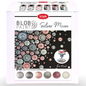 Blob Paint 6-teiliges Farb-Set “Silver Moon” 6x 90 ml