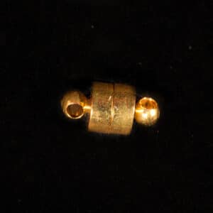 Magnetverschluss Zylinder gold 6×11 mm, 1 Stück